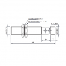 Индуктивный датчик Akusense TLF12-04NC-E2