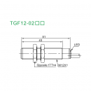 Термостойкий индуктивный датчик Akusense TGF12-02PO