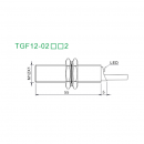 Термостойкий индуктивный датчик Akusense TGF12-02NO2