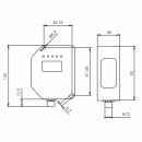 Лазерный датчик расстояния KJTDQ KJT-TLSD-50C2N420AA-LY