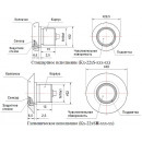 Кнопка сенсорная KD-22ESH-1PB-GR
