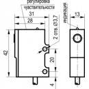 Бесконтактный выключатель OS I35A-43N-2,5-LZ
