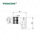 Соединитель клеммный VELLEDQ M12-F05S (розетка)