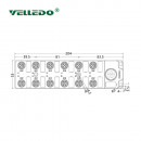 Распределительная коробка VELLEDQ M12-A3-12K4N-M23