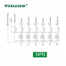 Распределительная коробка VELLEDQ M12-A3-6K4N-M23