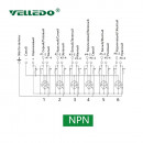 Распределительная коробка VELLEDQ M12-A3-6K5N-M23