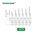 Распределительная коробка VELLEDQ M12-A3-6K5N-5.0TL/GY