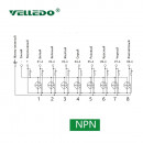 Распределительная коробка VELLEDQ M12-A3-8K4N-DZP