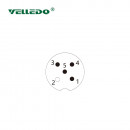 Распределительная коробка VELLEDQ M12-A3-4K4P-3.0PVC/GY
