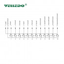 Распределительная коробка VELLEDQ M8-A3-12K3-M23