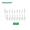 Распределительная коробка VELLEDQ M8-A3-8K3N-3.0TL/GY