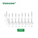 Распределительная коробка VELLEDQ M8-A3-8K3P-5.0PVC/GY